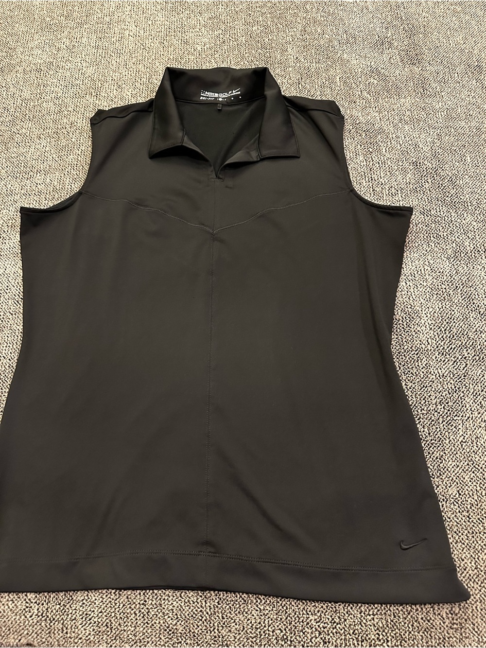 Nike Golf black sleeveless top